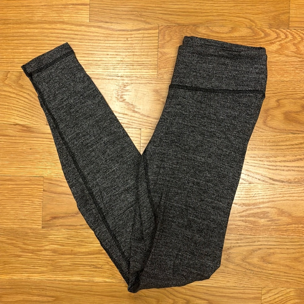 Lululemon herringbone wunder under leggings, 6
